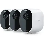 Arlo Essential Caméra de Sécurité Blanc Lot de 3
