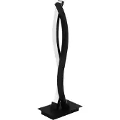 Eglo LED Lampe de table Lasana 3 noir 11,5W 1200lm blanc chaud 3000K avec interrupteur