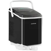 Klarstein Machine a Glacons pour la Maison, Capacité de 2L, Fabrique Rapidement Jusqu'à 12kg de Glacons, Machine a Glaces Petits et Grands Glaçons en Forme de Balles, Autonettoyante, Ice Maker