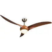 Klarstein Monteverde ventilateur de plafond plafonnier 52" 8.376m³/h 3 pales