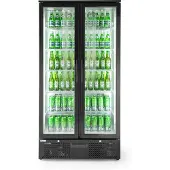 Hendi Réfrigérateur de bar Arctic avec 2 portes vitrées et 8 étagères d'une capacité de 477 litres