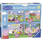 Ravensburger Peppa Pig Puzzle : Jours de plaisir 4in1 (12,16,20,24 pièces)