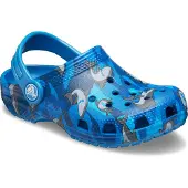 Crocs Classic Shark Clog pour enfants, modèle sabot, couleur bleue, pour garçons, taille : 20-21