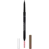 Rimmel Crayon à sourcils London Pro Microdefiner Formule longue durée Peigne intégré 002 Soft Brown