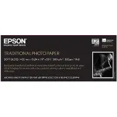 Epson Traditional Photo Paper - Rouleau (43,2 cm x 15 m) - 300 g/m² - papier photo - pour SureColor P5000, P800, SC-P10000, P20000, P5000, P7500, P900, P9500