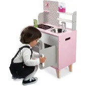 Janod Macaron Cooker Blanc,Rose 3-8 Years Enfants