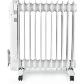 Nedis Radiateur à huile mobile 11 ailettes