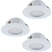 Eglo Spot LED Pineda (3) 3x6w - 3000K - 7,8cm blanc