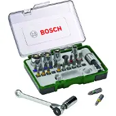 Bosch Powertools 2607017160 Ratchet Screwdriver Argenté