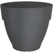 Elho Pot à Plantes Elho Moderne en Plastique Noir de 55 cm