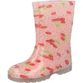 Beck Bottes en caoutchouc 'Kirschen' vert / rose / rouge