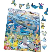 Larsen Puzzles jeu de puzzle Maxi Silence Océan junior carton 66 pièces