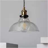 LEDKIA Suspension Métal Et Verre Springsteen