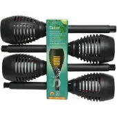 Lumineo Piquets Solaires Flammes éclairage Décoratif Solaire Effet Flamme Réaliste -