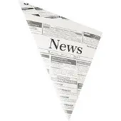 Papstar Newsprint, Emballage alimentaire, Blanc
