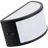LEDKIA Applique Murale Extérieure Aluminium Lenir Noir