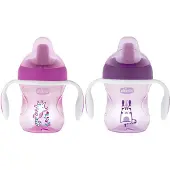 Chicco Train tasse d’apprentissage avec poignées 6m+ Violet 200 ml