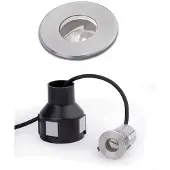 Faro Lampe LED encastrée CURTIS IP44 nickel mat