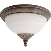 Rabalux 8377 Plafonnier d'extérieur Madrid, E27, or-blanc, rond, ø335mm