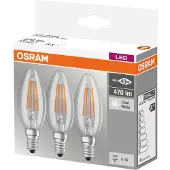 Osram Ampoule Led Flamme E14 Osram éclairage Froid, Faible Consommation, Pack De 3 - Osram