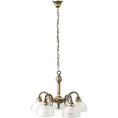 Rabalux Lustre classique E27 5x40W couleur marron 8815 Flossi