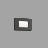 Faro Applique murale encastrée SPARK-1 3000K IP65 gris foncé