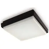 LED2 Plafonnier extérieur carré QUADO, Variante : 175x175mm, 10W, 800lm