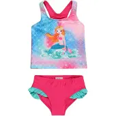 Playshoes Bikini bleu clair / jaune d'or / rose