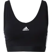 Adidas 3 Stripes Crop Sports Top Noir L Femme