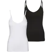 Vero moda Haut 'MAXI' noir / blanc
