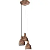 Eglo 49493 - Lustre PRIDDY 1 3xE27/60W/230V