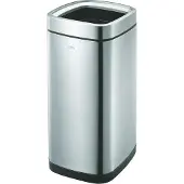 EKO - Laguna Poubelle Open Top 35 litres - Stainless steel Plastic - Matt Inox