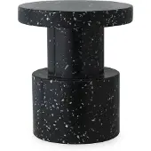 Normann Copenhagen Tabouret noir Bit, table d'appoint
