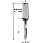 Cmt 310.100.21 Dübelbohrer massiv HWM 10mm, Schaft 10x27 rechts (10 millimètres)