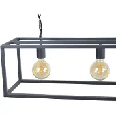 Urban Interiors Lampe à suspension Frame 4 lumières noir
