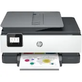 HP Imprimante à jet d'encre thermique multifonctionnelle OfficeJet 8015e avec Wi-Fi