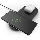 Belkin BoostCharge Dual Chargeur Sans Fil 10 W Noir