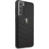 Ferrari FEHQUHCS21MBK S21+ G996 czarny/black hardcase Off Track Quilted (Samsung Galaxy S21+), Coque pour téléphone portable, Noir