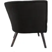 Leitmotiv Fauteuil de salon design velours Explicit - Jaune ocre