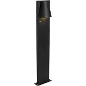 QAZQA Lampadaire d'extérieur industriel noir IP44 - Femke