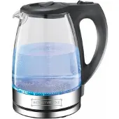 Royalty Line GWK-2200-8351BLU : bouilloire en verre 1,7 L, LED bleue, 2200 W