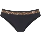 LASCANA Bas de bikini 'Adele' marron / jaune / noir