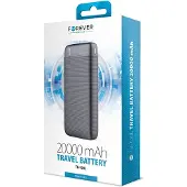 Forever Powerbank 20000mAh Noir Quick Charge Micro USB Indicateur LED