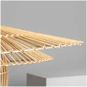 LEDKIA Suspension Bambou Jiang Naturel
