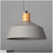 LEDKIA Suspension Ciment Et Bois Kukojoa