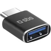 SBS Adaptateur secteur USB-C mâle - USB femelle-