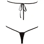 NO:XQSE - Body sexy ouvert strass noir (S-L)