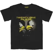 Twenty One Pilots Hommes, T-shirt, Back To Back, Noir, (S)