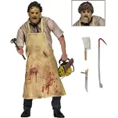 NECA TEXAS CHAINSAW MASSACRE PART 2 LEATHERFACE FIGURINE 8" ACTION RETRO