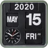Karlsson - Horloge murale Mini Flip - Vert
